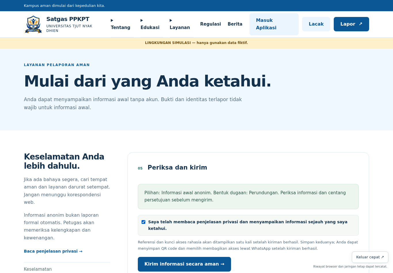 Langkah 5: persetujuan dan pengiriman